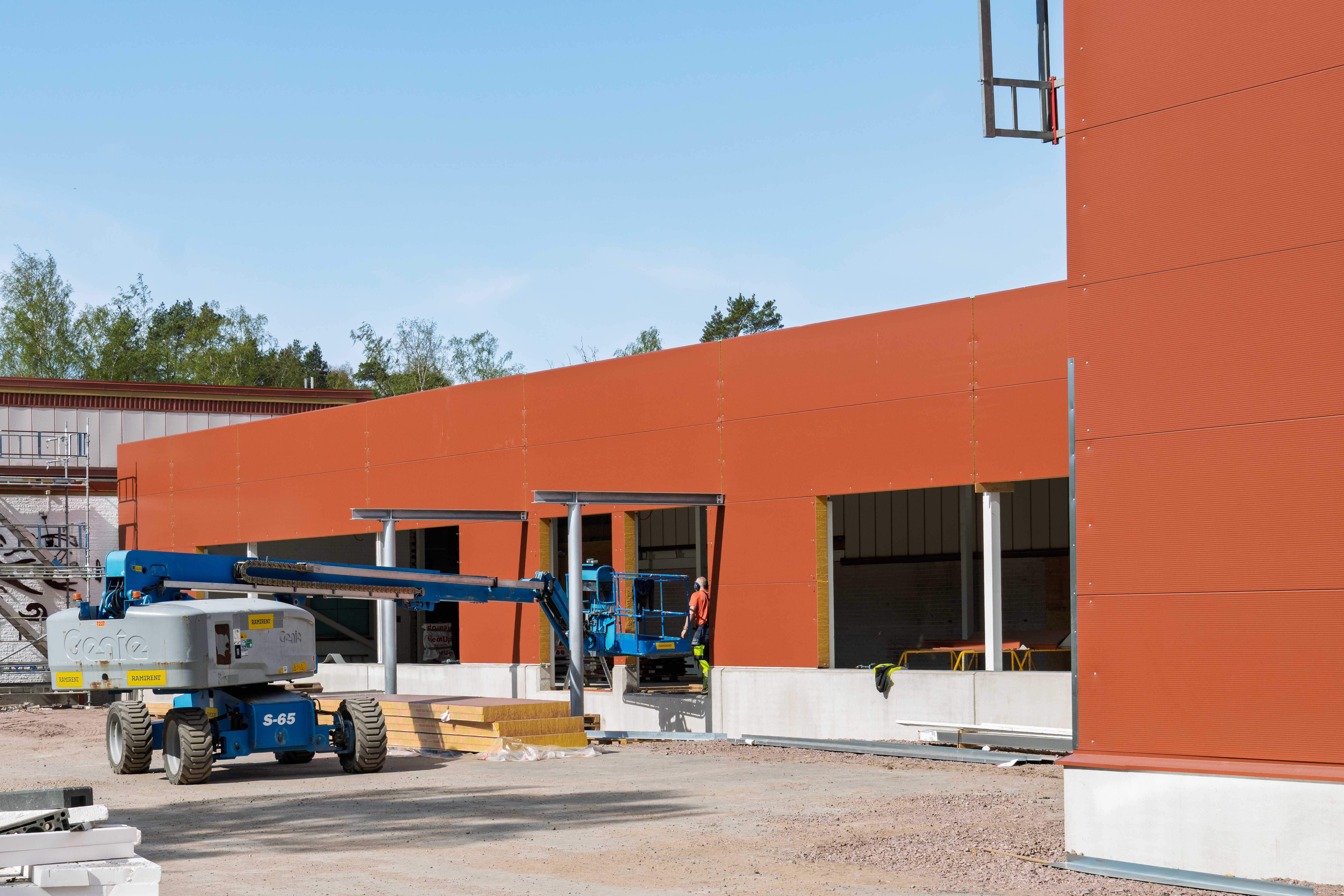 Vägg uppsatt Entréhall